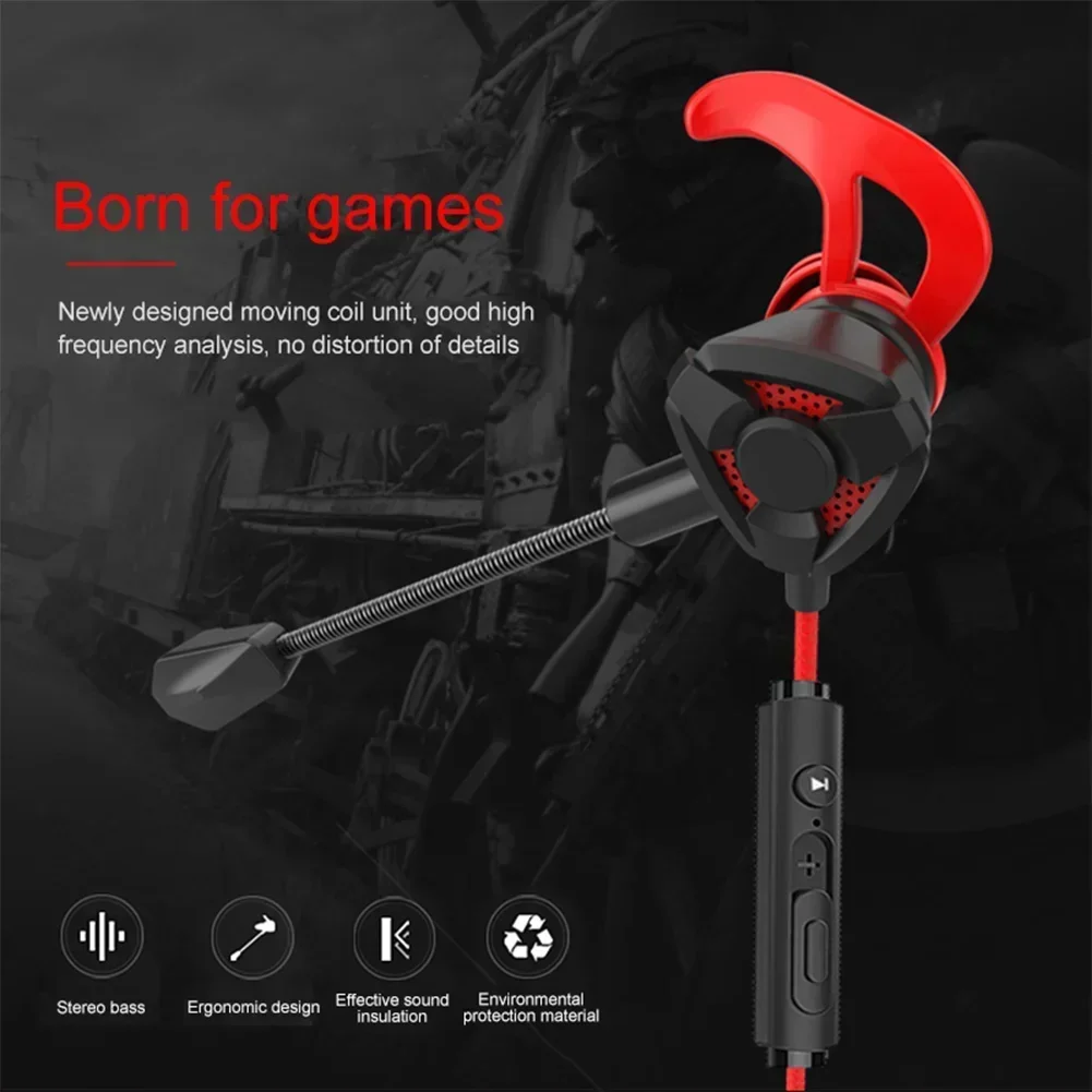Esports Gaming Earbuds - Headset Gamer Headphones Wired Earphone Gaming