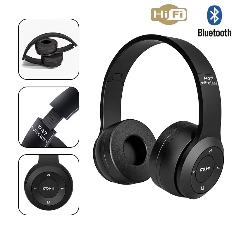 Esports Wireless Gaming Headset - HIFI Stereo Earphone Bluetooth Headset Folding