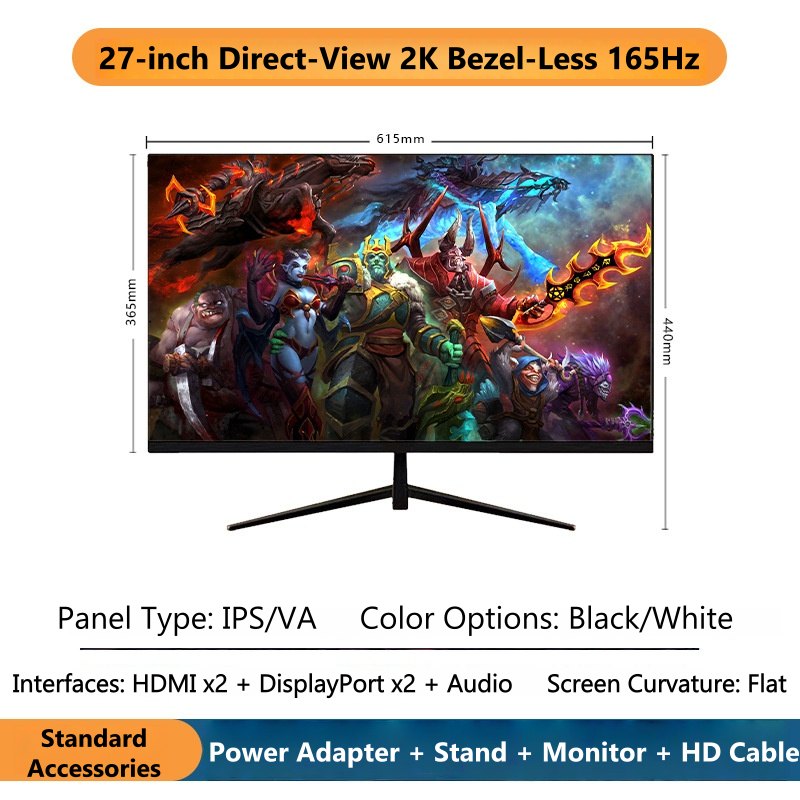 27 Inch 2K Curved Gaming Monit - огляд і ціна Gaming X Esports
