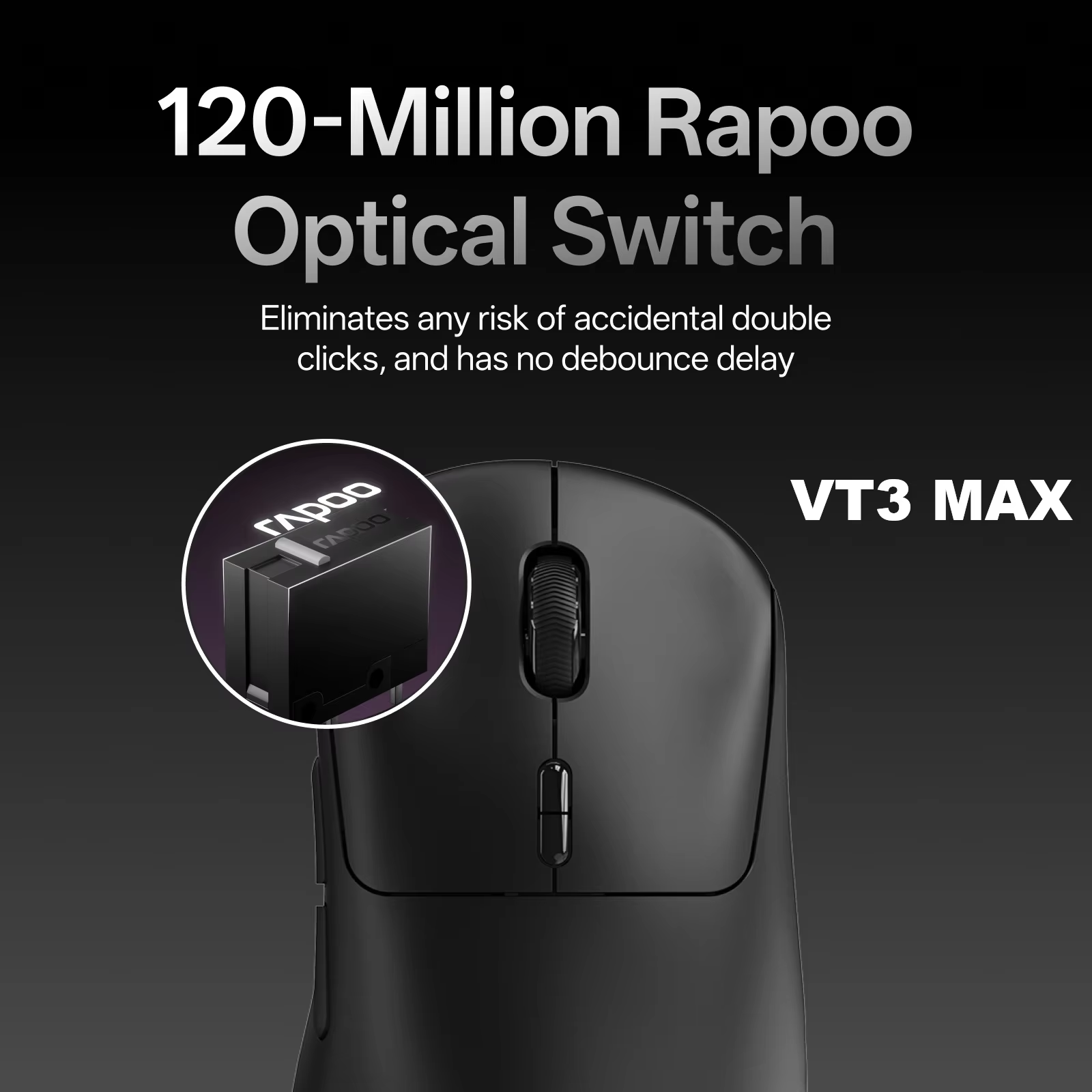 Rapoo Wireless Gaming Mouse 8K - огляд і ціна Esports Gaming Design