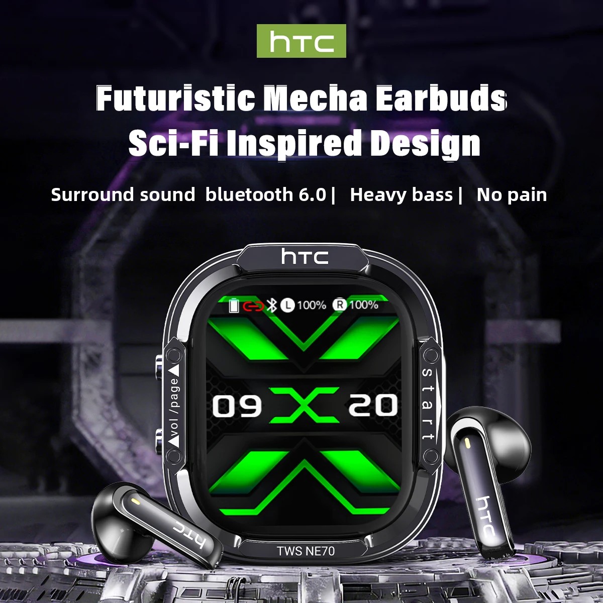 HTC NE70 Bluetooth V6.0 Headph - огляд і ціна Esports Gaming Earbuds